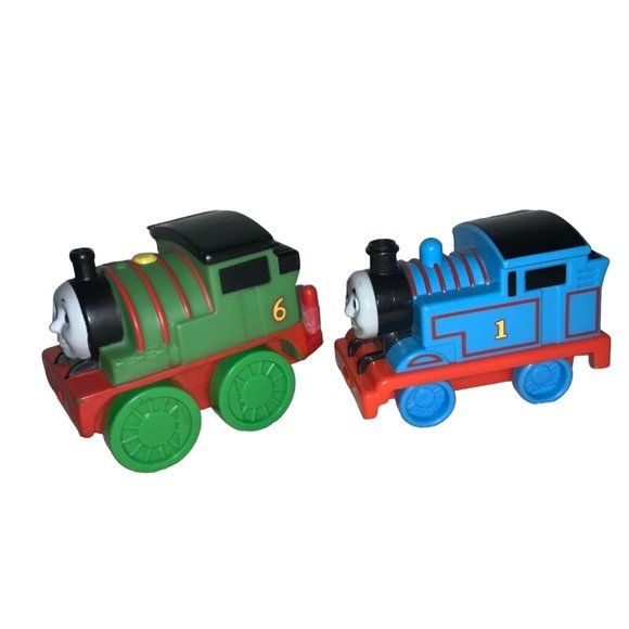 Thomas the Train and Friend Percy Chunky Plastic Push Train Engines - Picture 2 of 9
